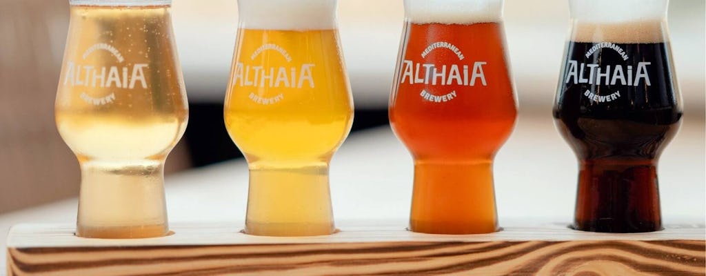 Visite de la brasserie Althaia et dégustation de bière artisanale