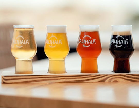 Visite de la brasserie Althaia et dégustation de bière artisanale
