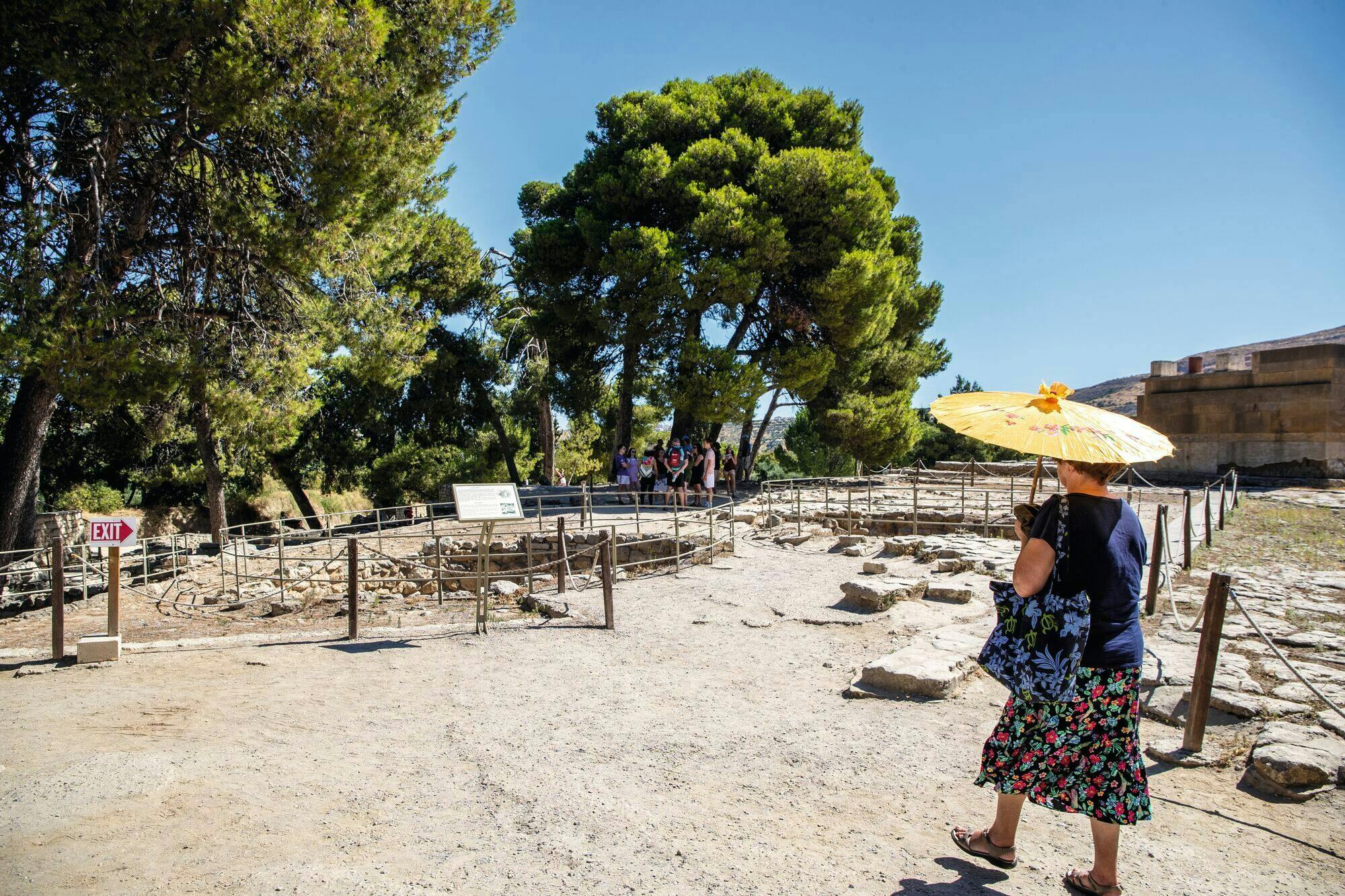 Ausflug zum Palast von Knossos von Südkreta aus