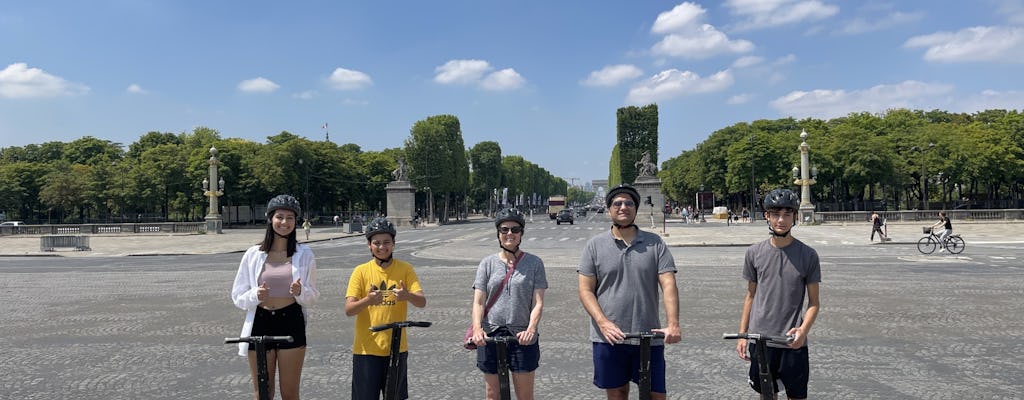 Self-balancing scooter tour of Paris with complimentary cruise ticket