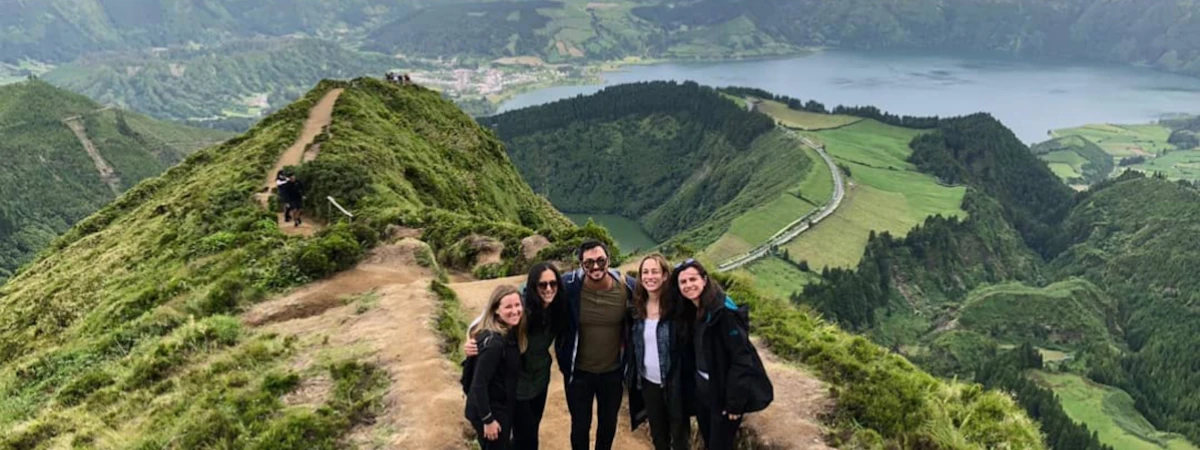 São Miguel Island viewpoints and volcanic landscapes in the Azores