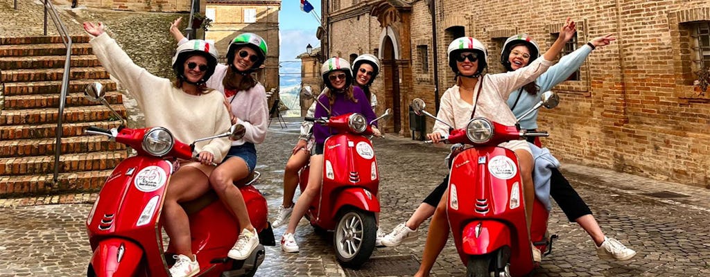 Vespa tour through the Val d'Aso old villages from Fermo