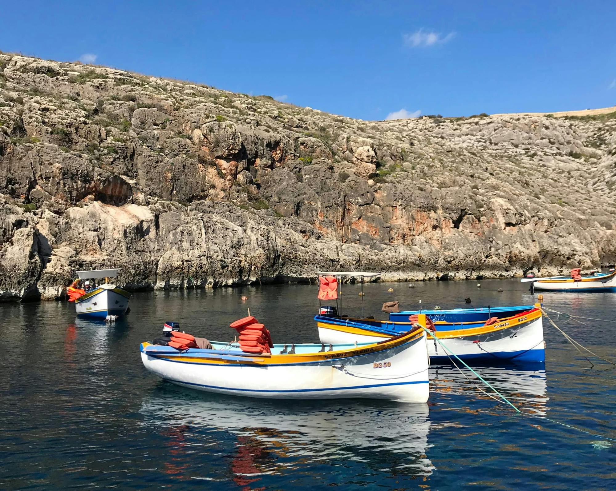 Marsaxlokk Sunday Market & Blue Grotto with Local Guide