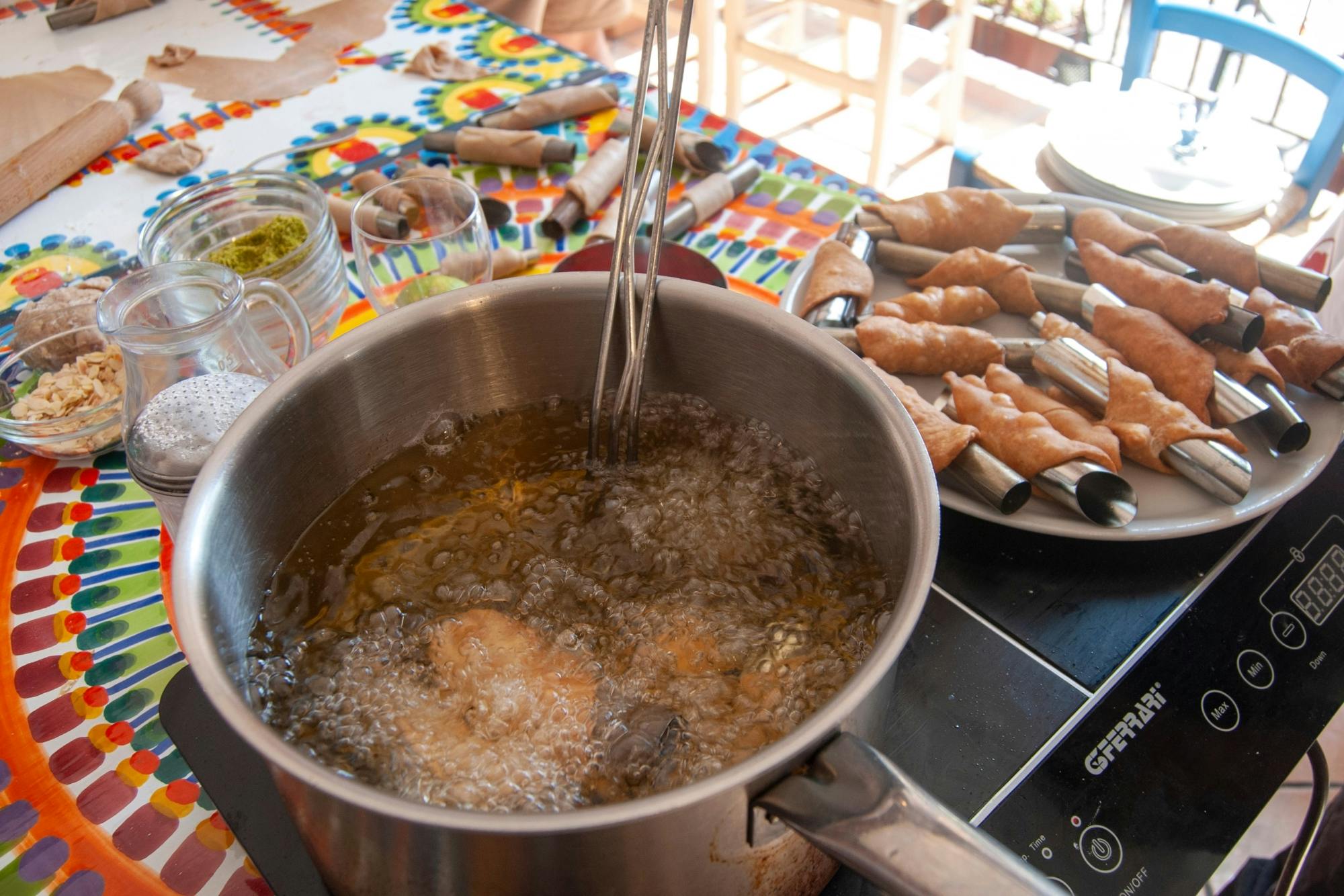 Cannoli Making Class in Taormina