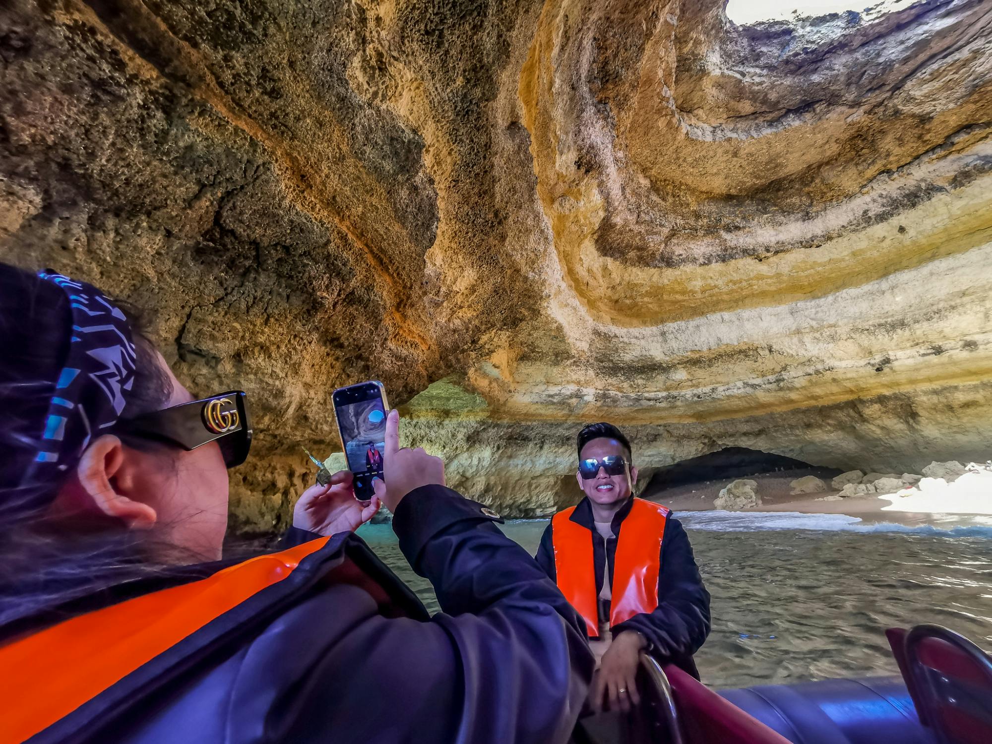 Algarve privétour vanuit Lissabon met boottocht naar de Benagil-grot