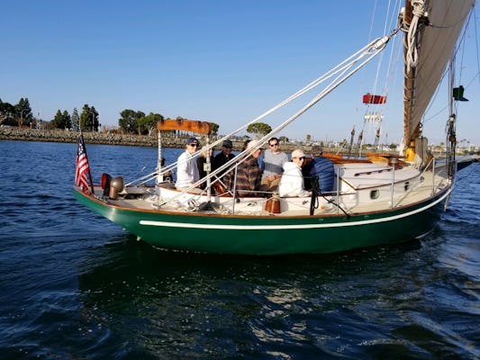 Croisière en yacht vintage l'après-midi à San Diego