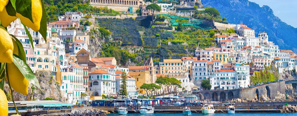 Passeio de barco em Amalfi e Positano