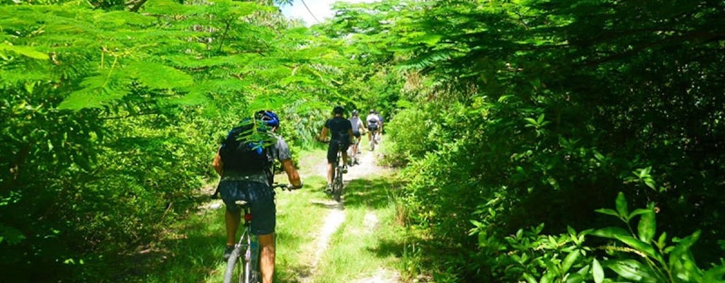 Tour in mountain bike Bras d'Eau e Roches Noires a Mauritius