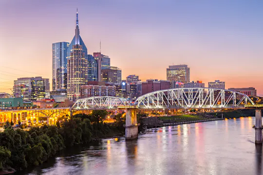 Visita guiada a pé com áudio em Nashville