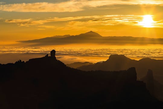 Gran Canaria - zachód słońca na szczycie