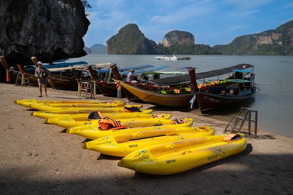 James Bond Island-tour vanuit Phuket met zeegrot-kajakervaring