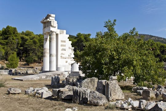 Bilhete do Santuário de Asclepius com tour de áudio no seu telefone