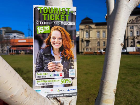 CityTourCard München voor maximaal 6 dagen