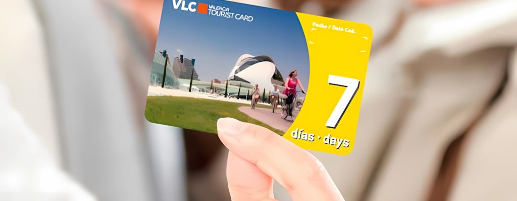 Carta turistica Valencia 7 giorni senza trasporto