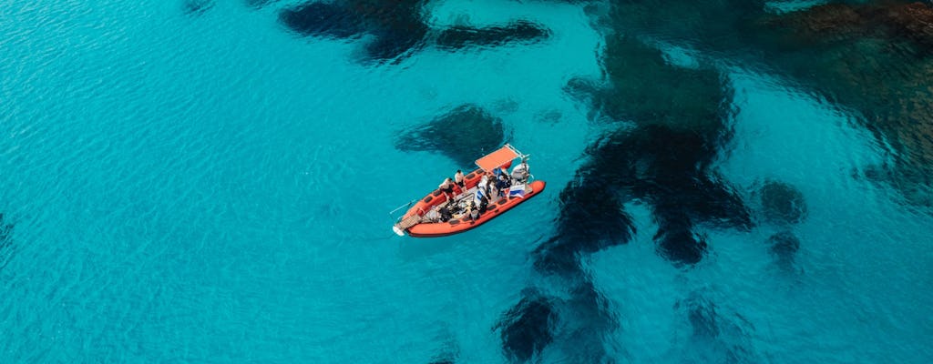 Blue Islands diving snorkel boat trip from Cala Galdana