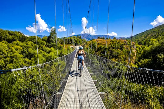 Valley of the Vines E-bike tour with transfer from Queenstown