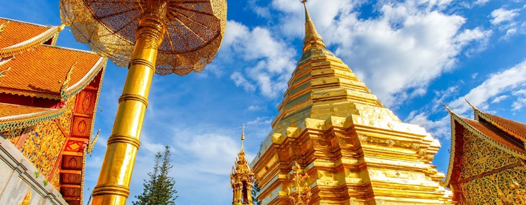 Excursão a pé pelos templos de Doi Suthep e Wat Pha Lat