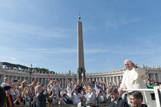 Papal Audience experience with Pope Francis including tickets