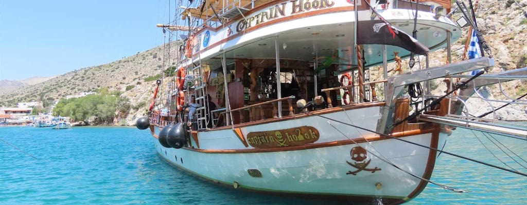 3-islands cruise in the Dodecanese on the Captain Hook ship from Kos