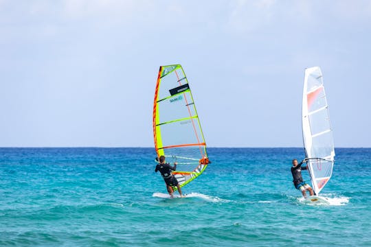 Clases de windsurf en el sur de Fuerteventura
