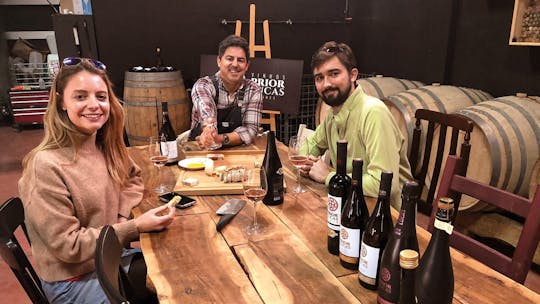 Visita previa a la bodega Lucas con cata de vinos.