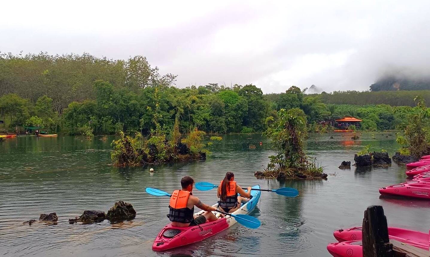 Tour di mezza giornata dei paesaggi nascosti di Krabi