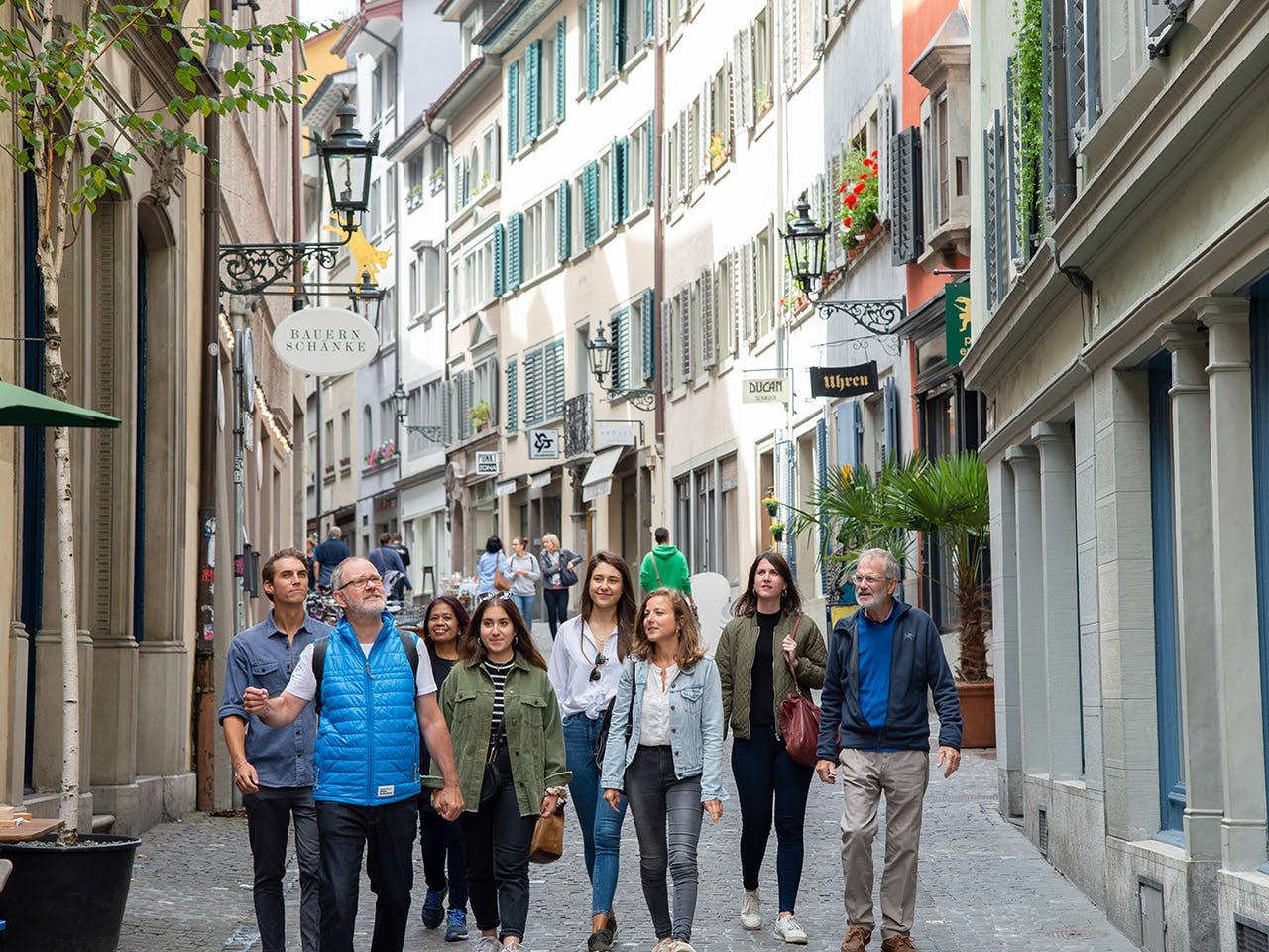 Begeleide wandeltocht door de oude binnenstad van Zürich