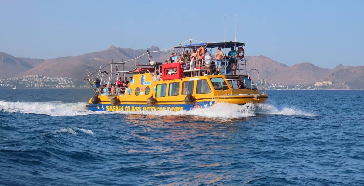 Dory-boottocht met glazen bodem vanuit Kos