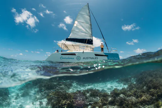 Mauritius Grand Bay North coast catamaran cruise