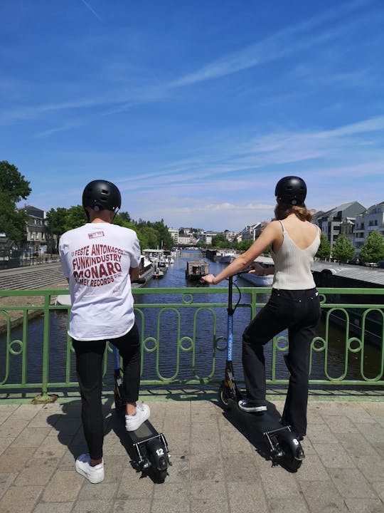 E-scooter rental in Nantes for 1 hour, 2 hours,  3 hours, or 4 hours