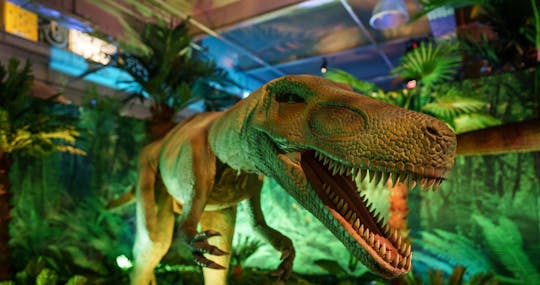Entrance ticket for the Dino Safari walk-thru experience in Las Vegas