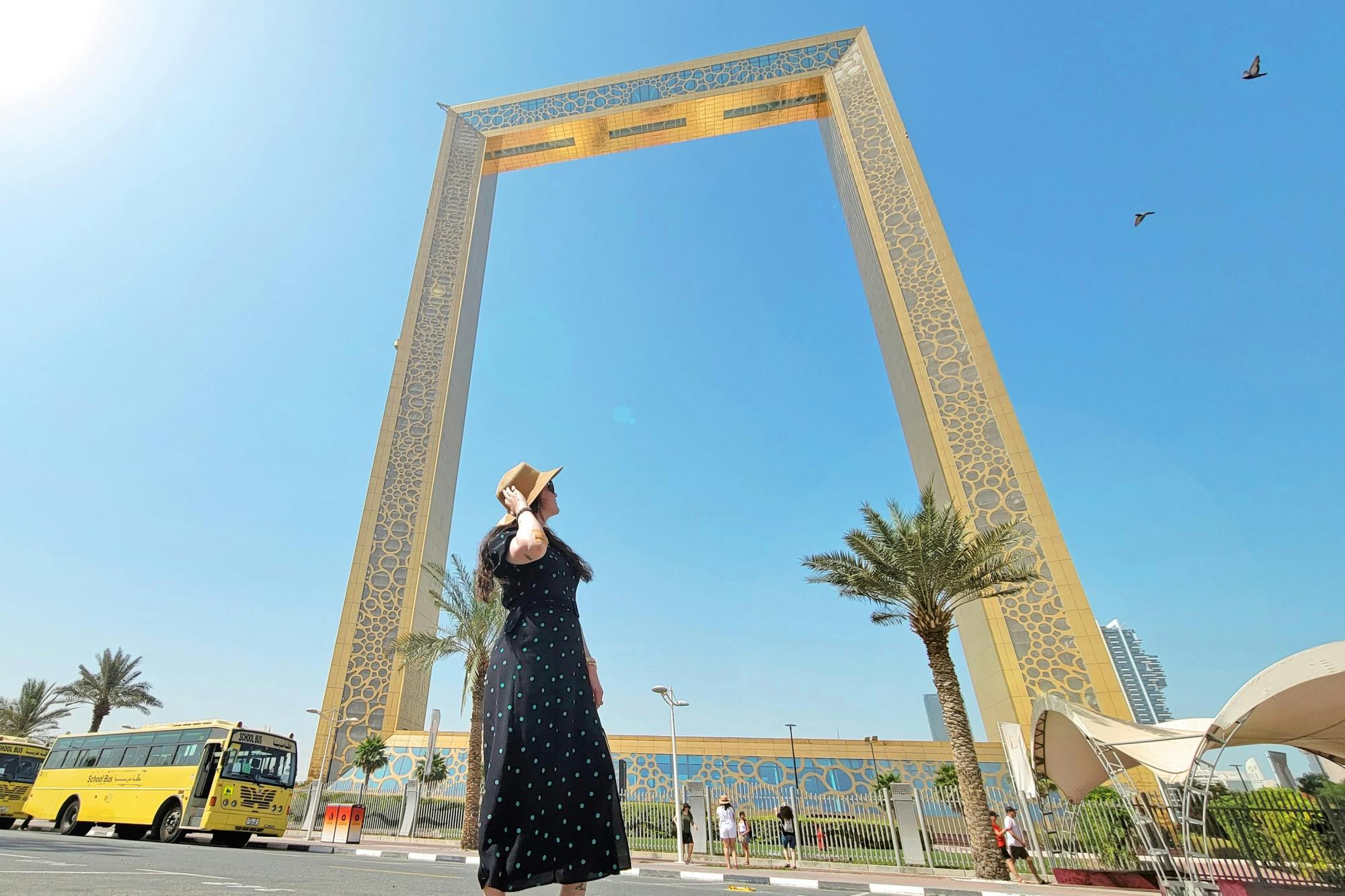 Bilhetes Dubai Frame com excursão de meio dia a Dubai saindo de Sharjah