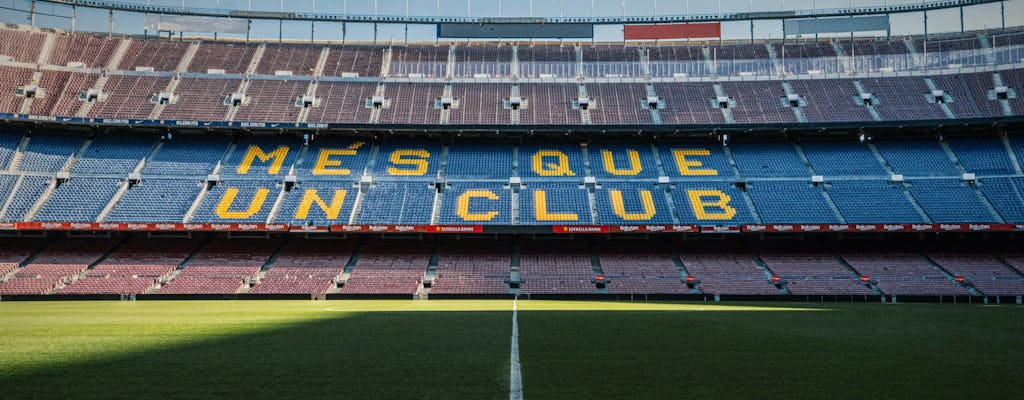 Tour privato dello stadio e del museo del Camp Nou con una guida locale