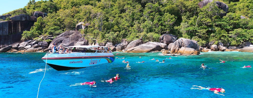 Similan Islands snorkeling tour from Khao Lak with lunch and snacks