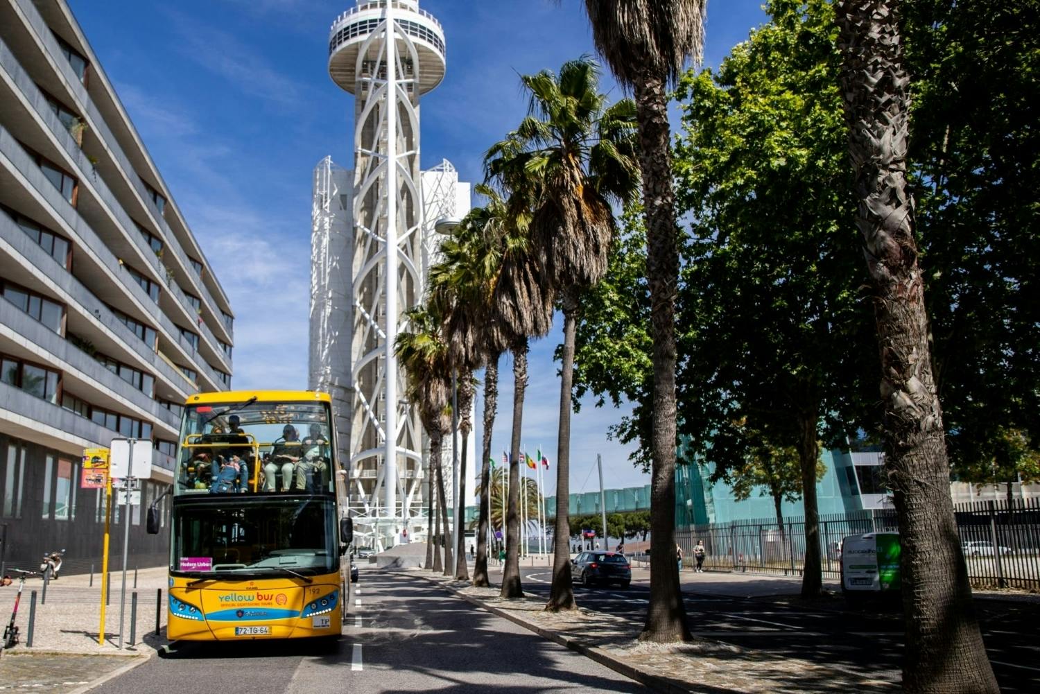 Wycieczka nowoczesnym autobusem po Lizbonie