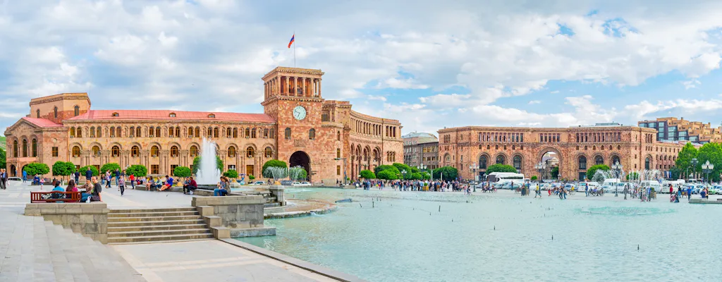 Republic Square area in Yerevan, Armenia