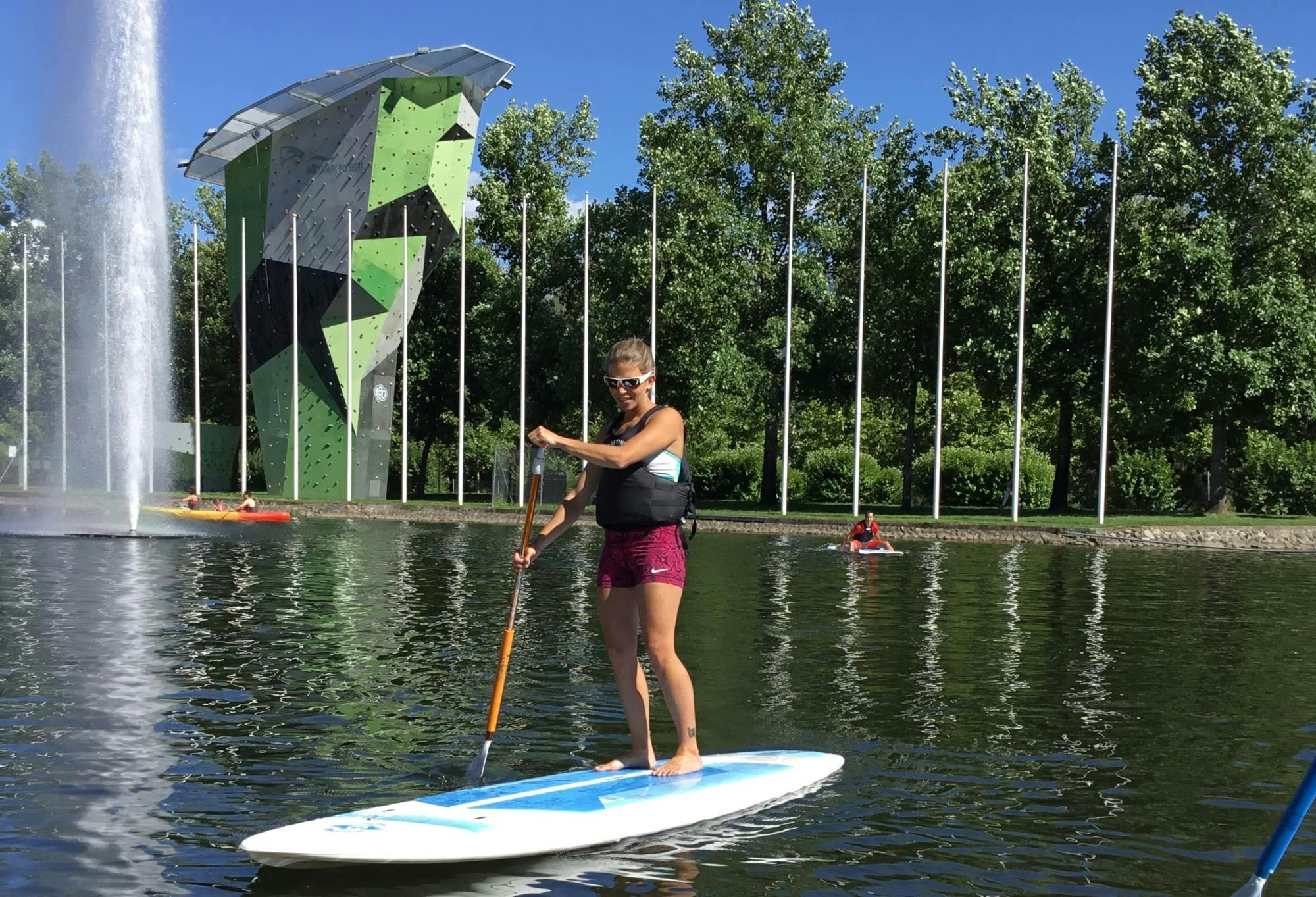 Stand-Up-Paddle-Boarding im Parc del Segre