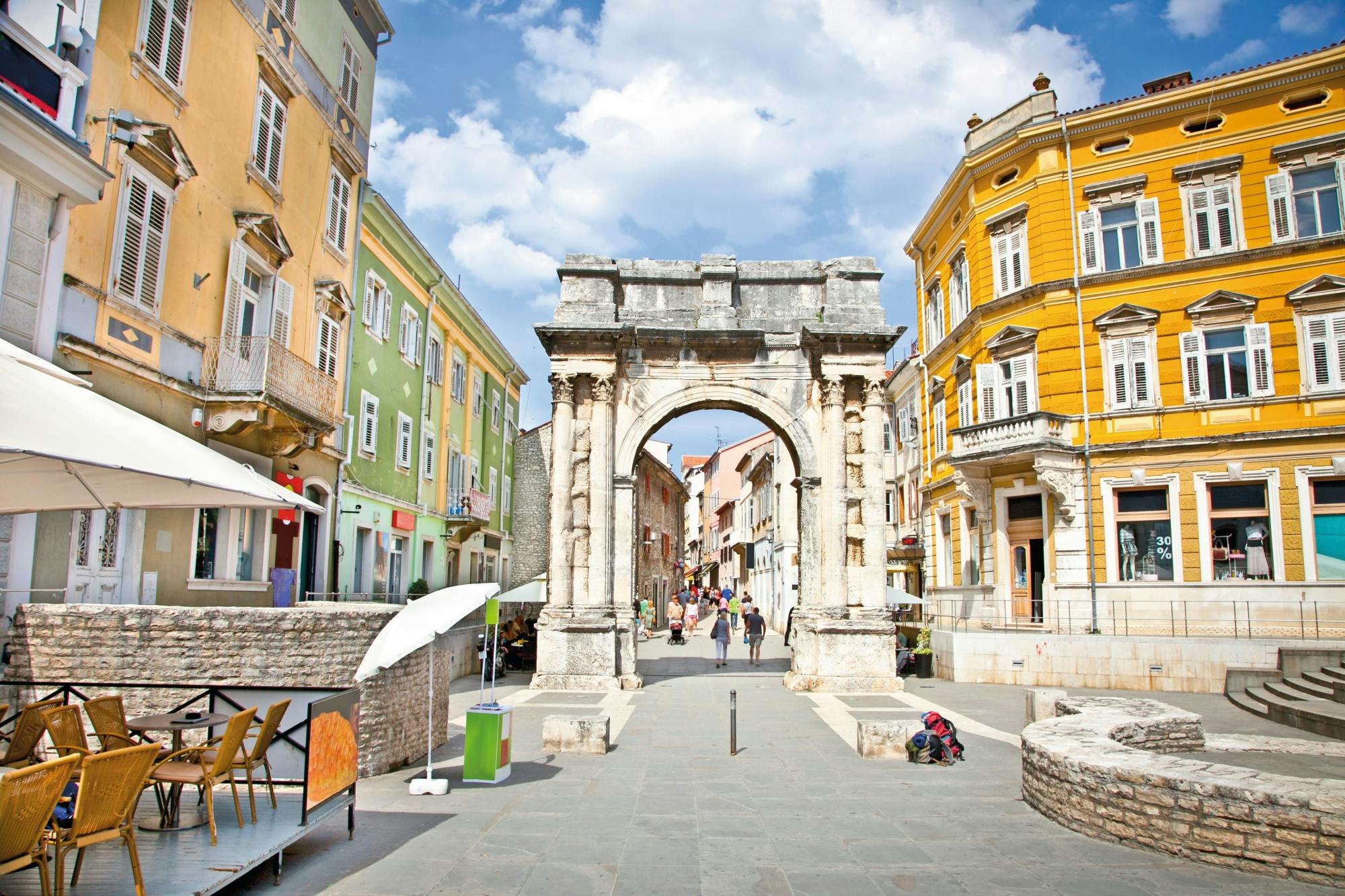 Ancient Pula with Roman Amphitheatre