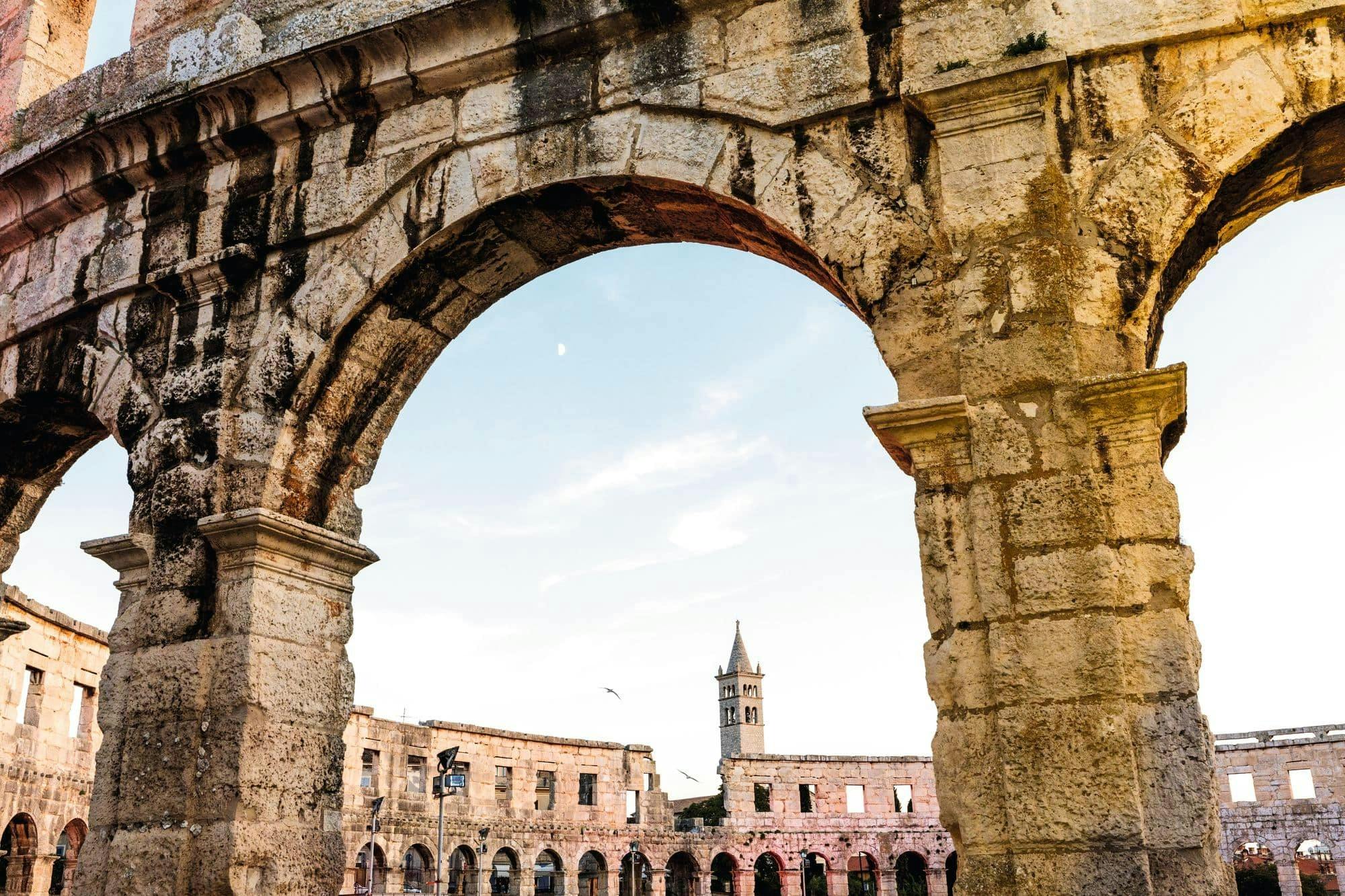 Ancient Pula with Roman Amphitheatre