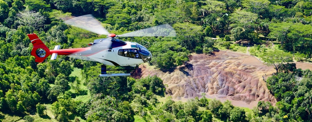 Mauritius Volo panoramico privato in elicottero di 75 minuti