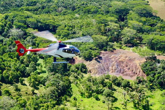 Maurício 75 minutos de voo panorâmico privado de helicóptero