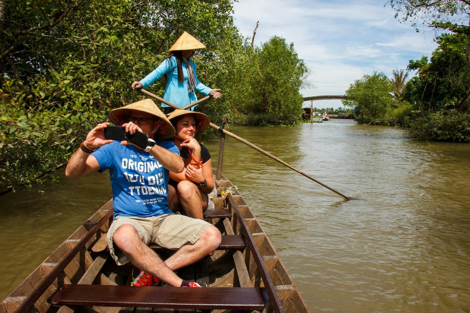 Tour zum Mekong-Delta und Ben Tre Coconut Village ab HCMC-Hafen