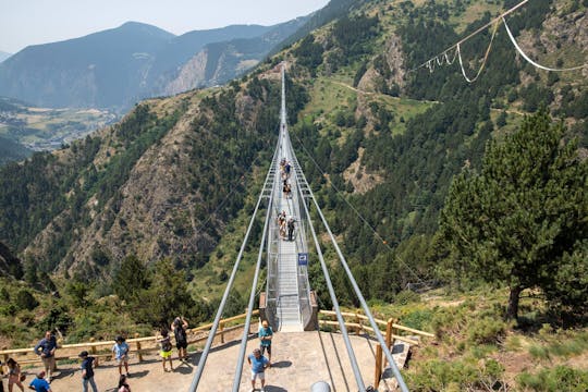 Entrada Puente Tibetano de Canillo
