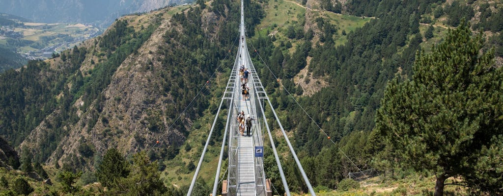 Entrada al Puente Tibetano de Canillo