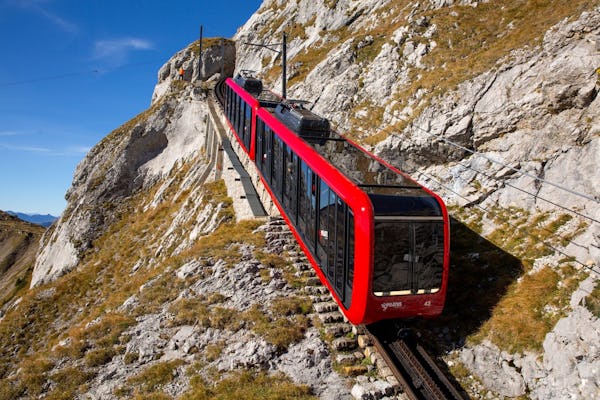 Billete de tren y teleférico al Monte Pilatus desde Alpnachstad o Kriens