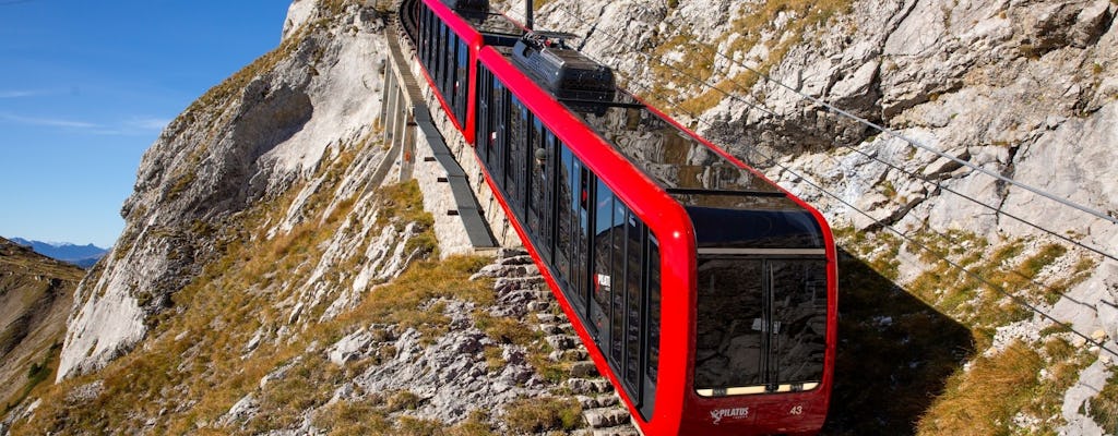 Mount Pilatus trein- en kabelbaanticket vanuit Alpnachstad of Kriens