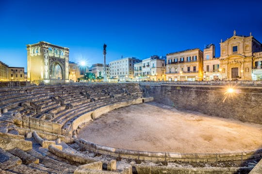 Lecce by Night from Salento Ionian Coast