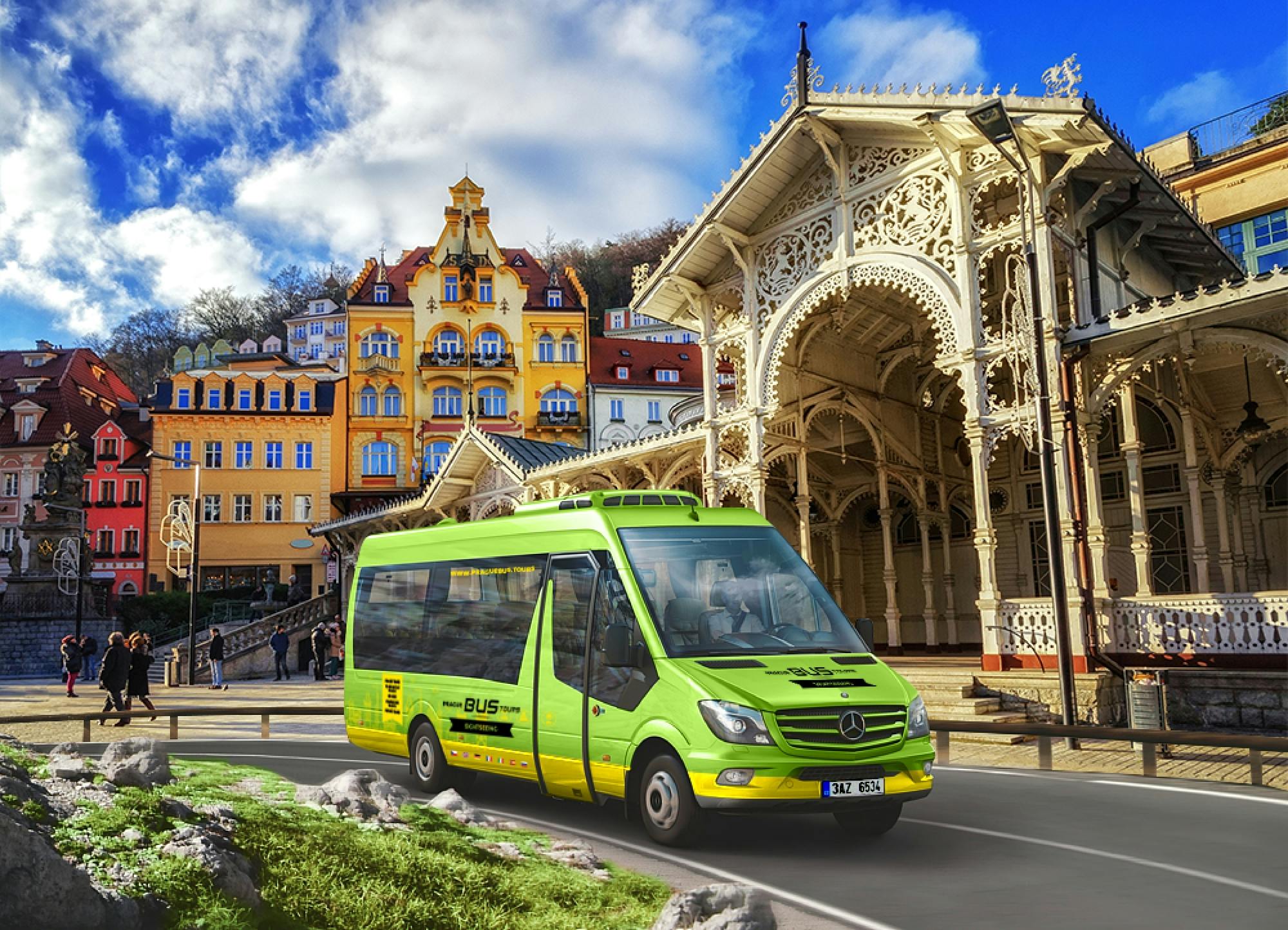 Viagem de um dia a Karlovy Vary com visita ao spa saindo de Praga
