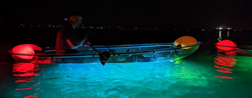 Experiência de caiaque que brilha no escuro em Key West