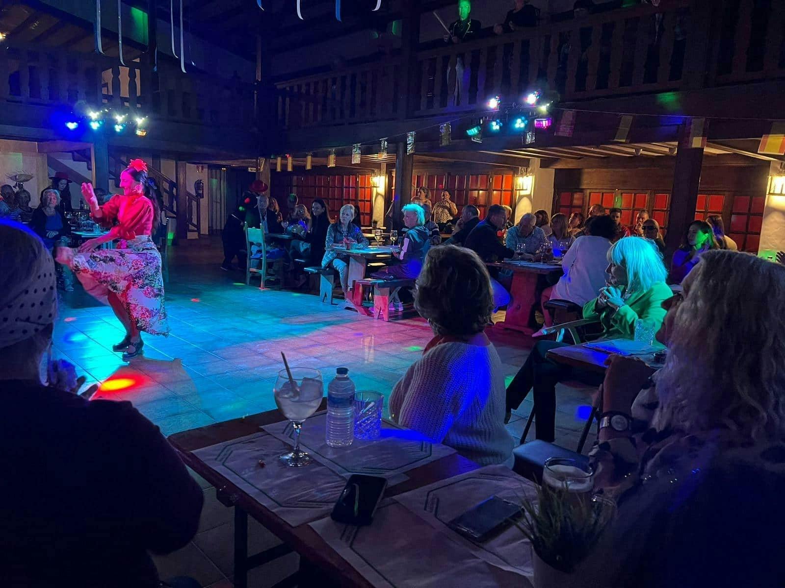Flamenco Night in a Traditional Spanish Restaurant